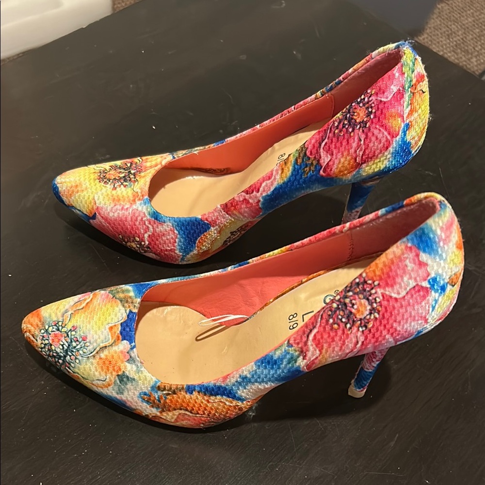 Red and Pink Classic Pump Heels